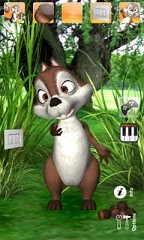 Tải game Talking James Squirrel tựa Talking Tom cat android