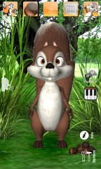 Tải game Talking James Squirrel tựa Talking Tom cat android