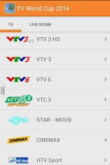 ứng dụng VTV HD – Xem World Cup 2014 miễn phí cho android