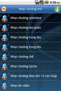 ứng dụng Kho Nhạc Chuông Độc – Lạ – Phong Phú cho android